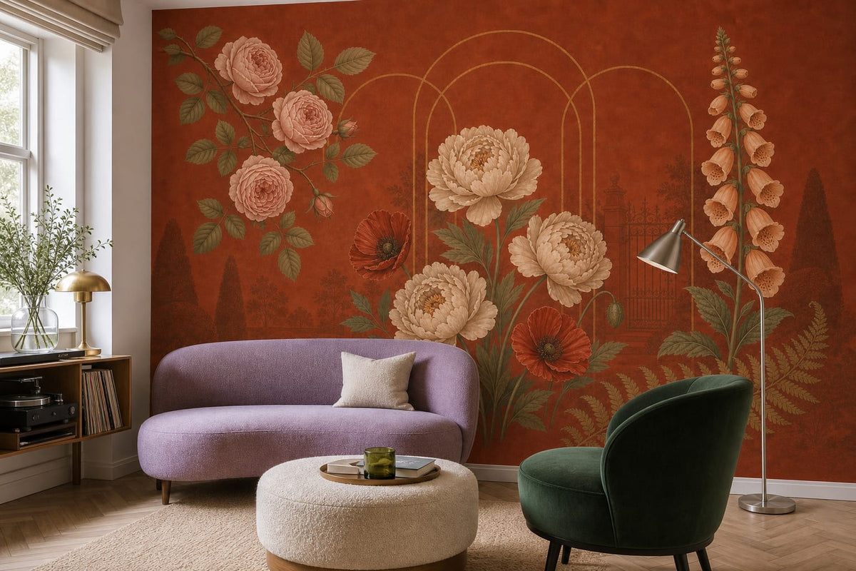 Terracotta Design Wallpaper Mural product view