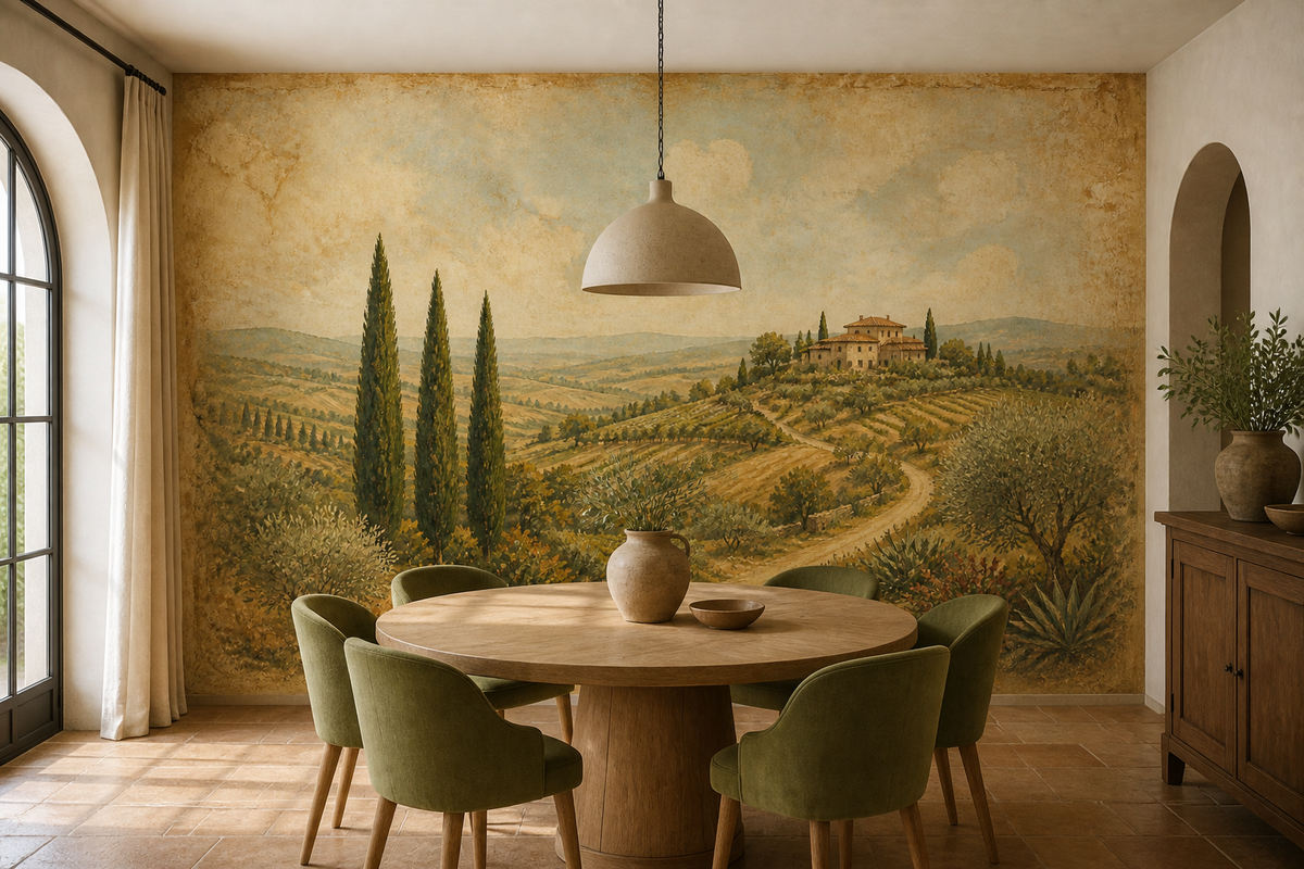 Terracotta Design Wallpaper Mural product view