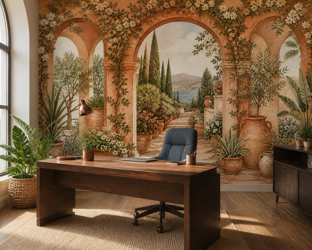 Terracotta Design Wallpaper Mural product view