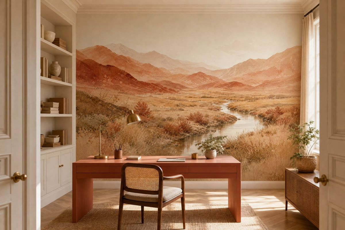 Terracotta Design Wallpaper Mural product view