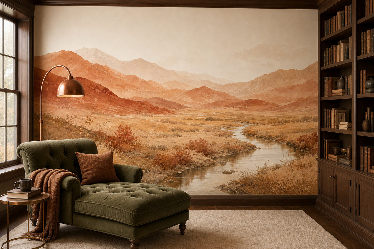 Terracotta Design Wallpaper Mural product view