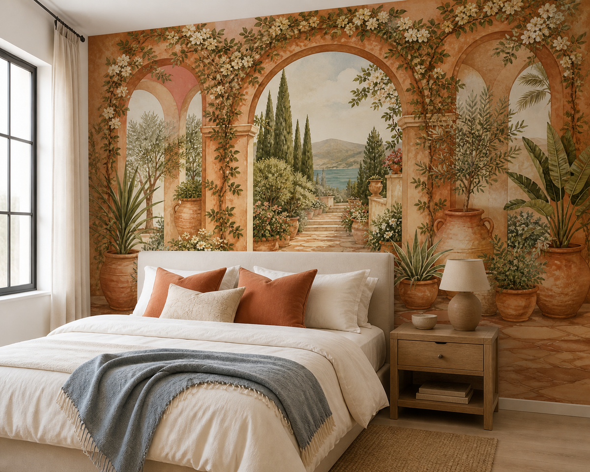 Terracotta Design Wallpaper Mural product view