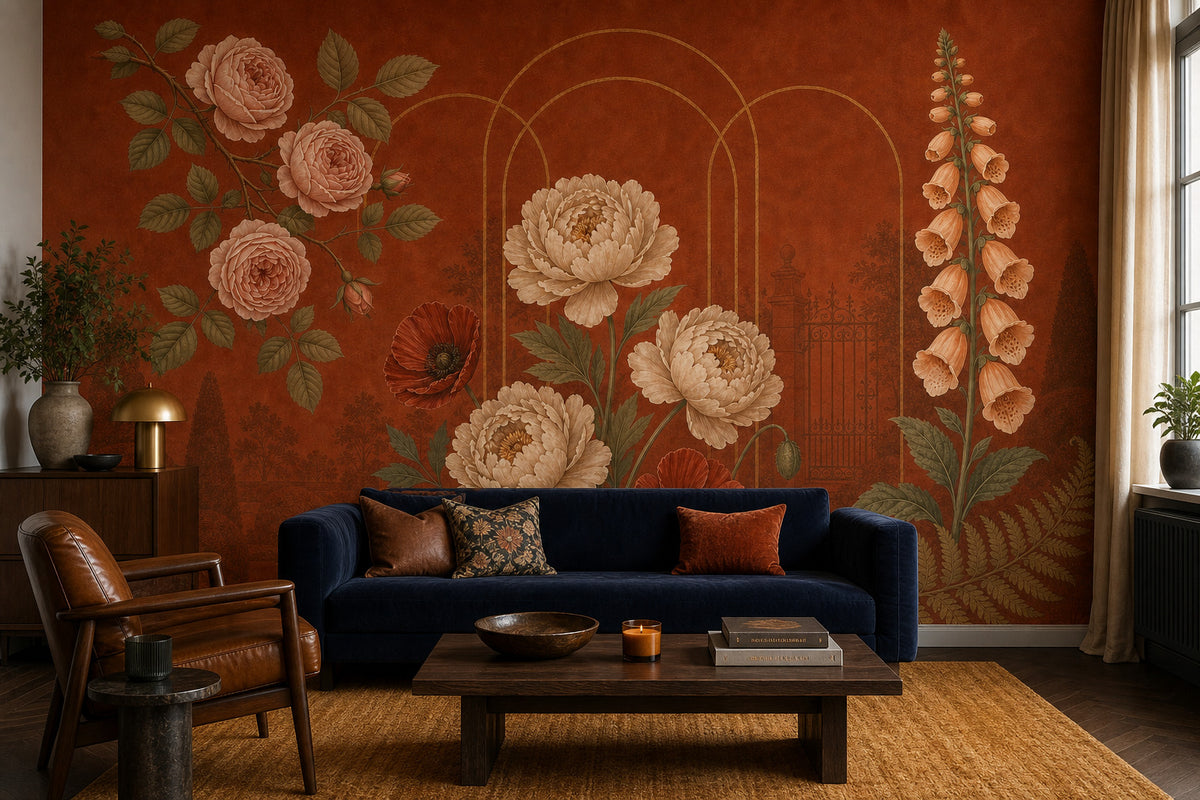 Terracotta Design Wallpaper Mural product view