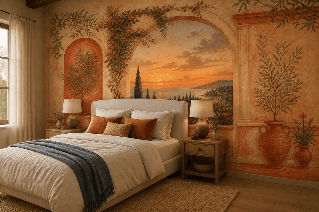 Terracotta Design Wallpaper Mural product view