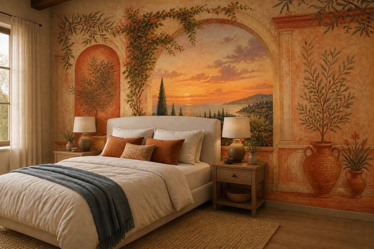 Terracotta Design Wallpaper Mural product view
