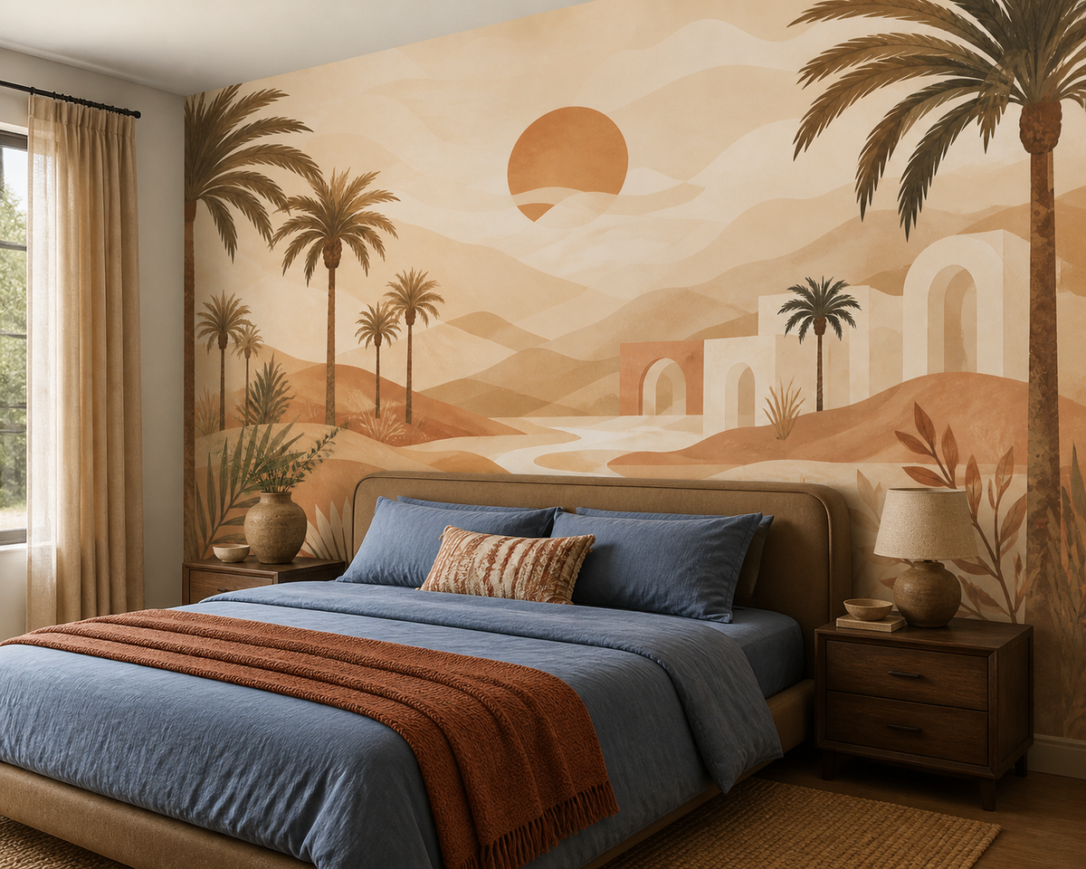 Terracotta Design Wallpaper Mural product view