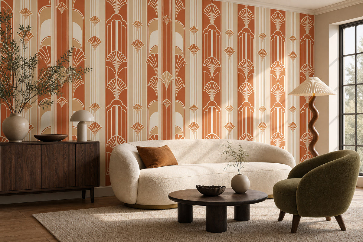 Terracotta Design Wallpaper Mural product view