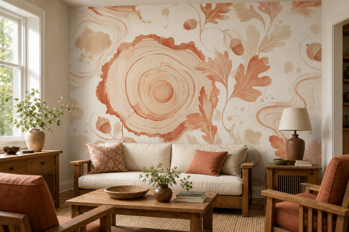 Terracotta Design Wallpaper Mural product view