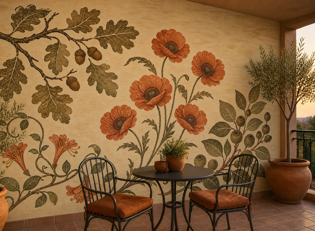 Terracotta Design Wallpaper Mural product view