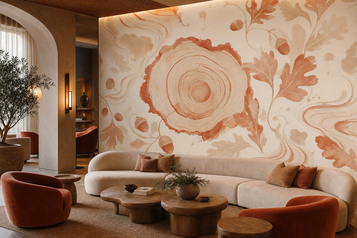 Terracotta Design Wallpaper Mural product view