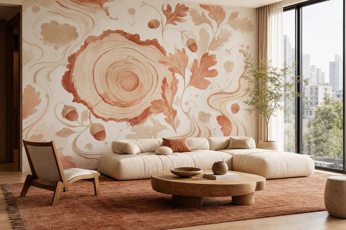Terracotta Design Wallpaper Mural product view