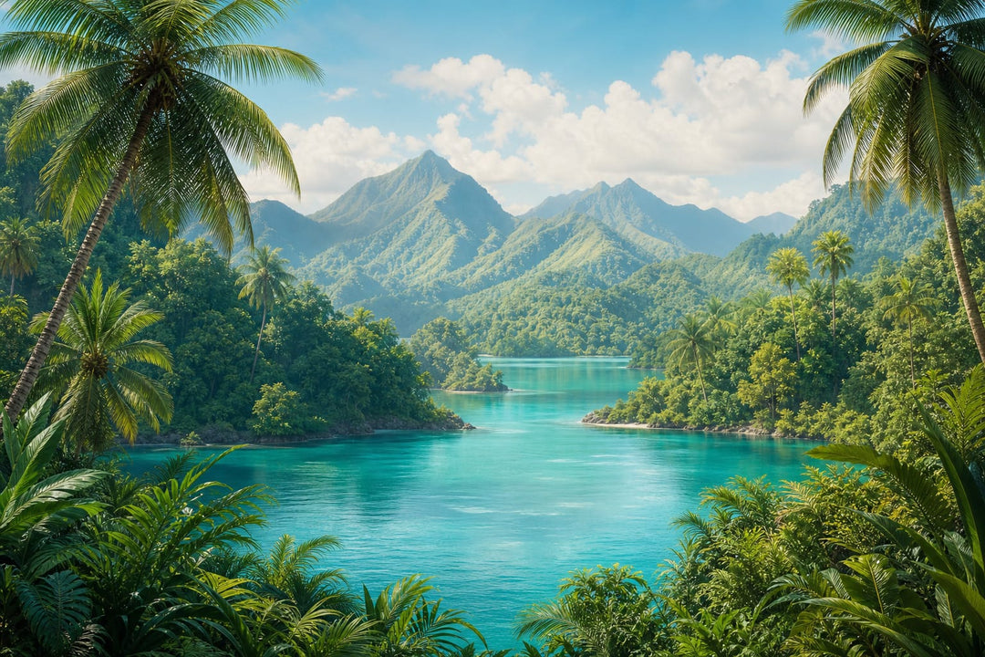 Turquoise Design Wallpaper Mural product view