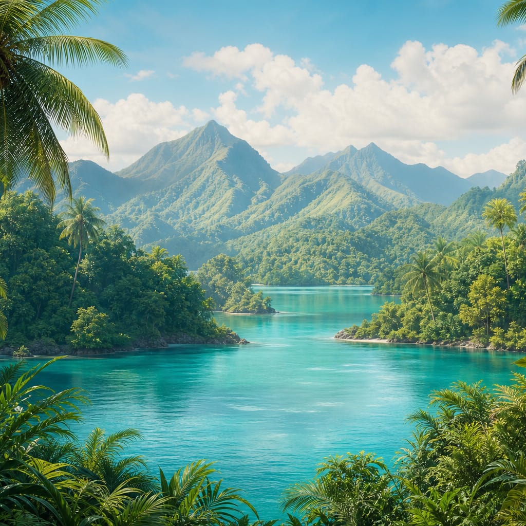 Turquoise Design Wallpaper Mural product view