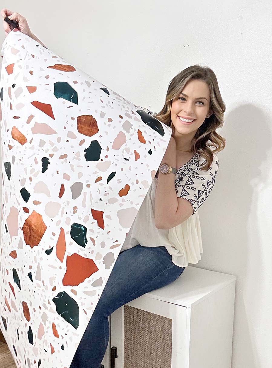 Terrazzo Fragments Wallpaper Mural