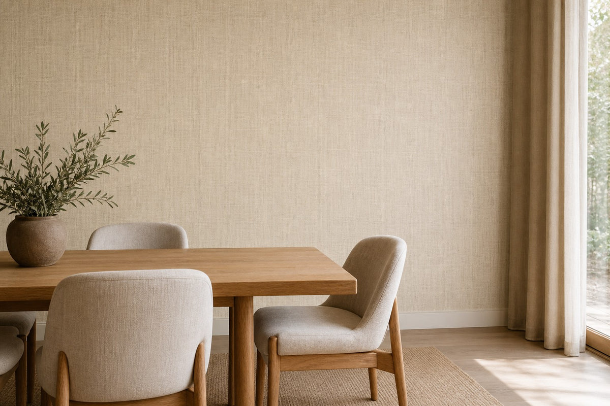 Warm Linen Wallpaper Mural product view