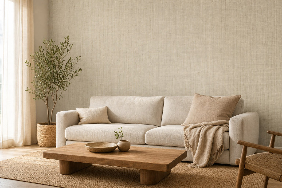 Warm Linen Wallpaper Mural product view