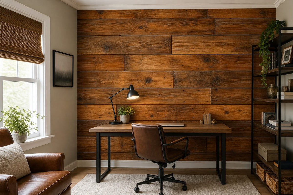 Warm Reclaimed Wallpaper Mural product view