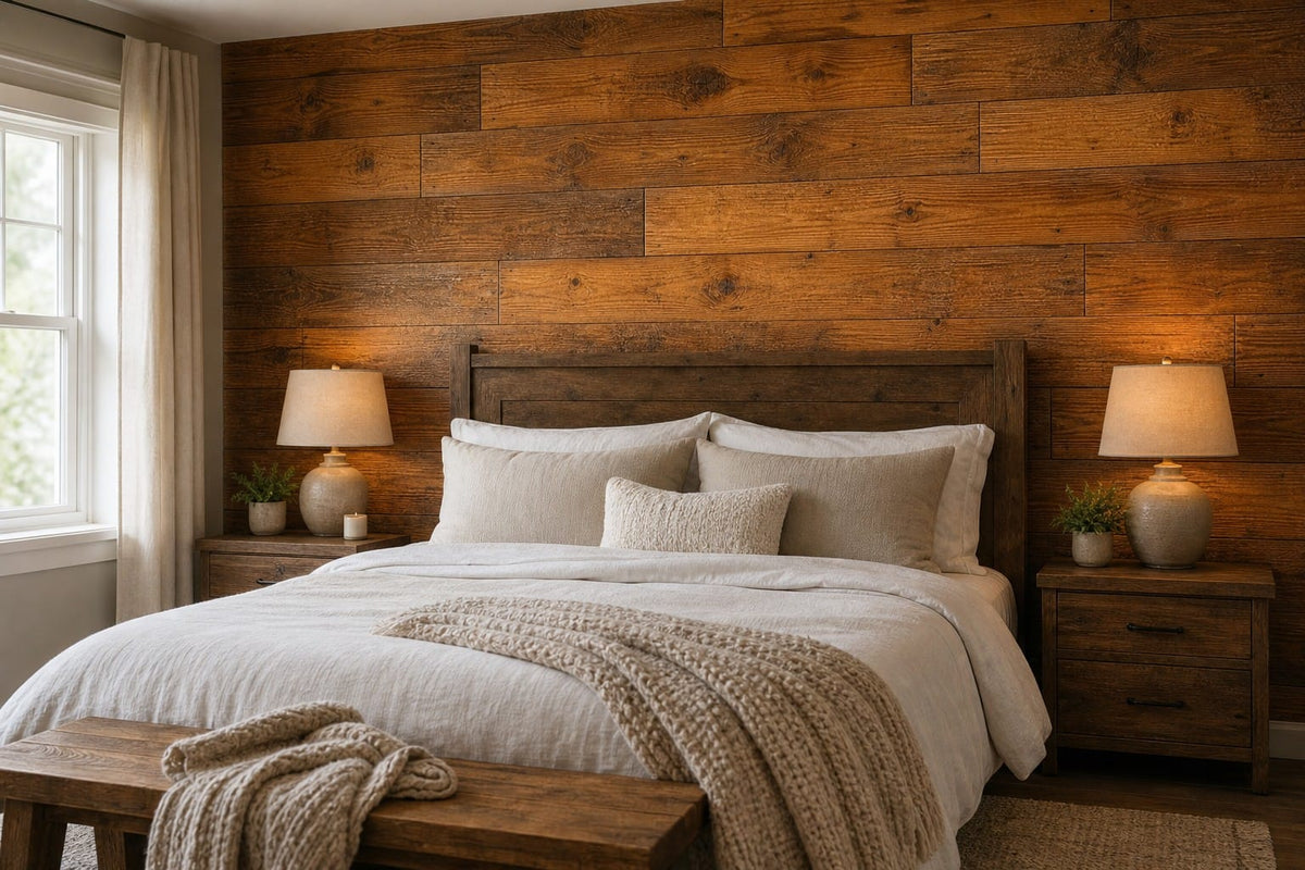 Warm Reclaimed Wallpaper Mural product view