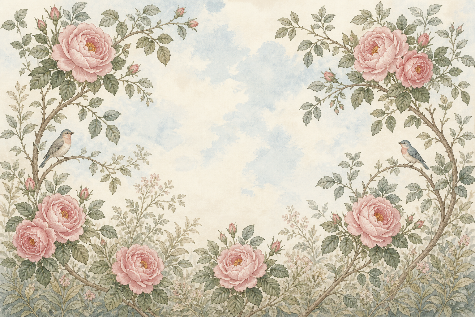 Rose Wild Wallpaper Mural