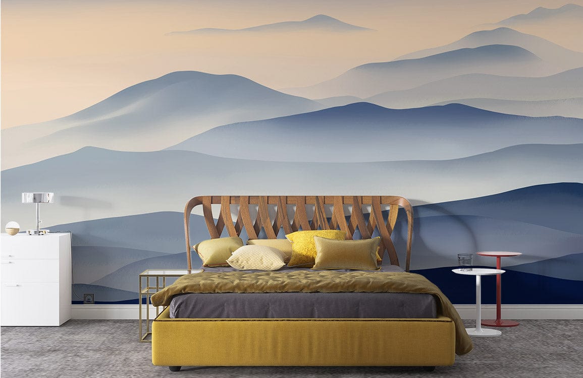 Foggy Valley Wallpaper Mural