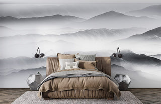 Mountain peaks Wallpaper Mural