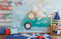 Lovely Car & Animals Wallpaper Mural