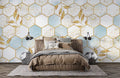 Ombre Hexagons Wallpaper Mural