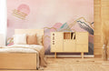 Dreamy Ombre Mountain Wallpaper Mural