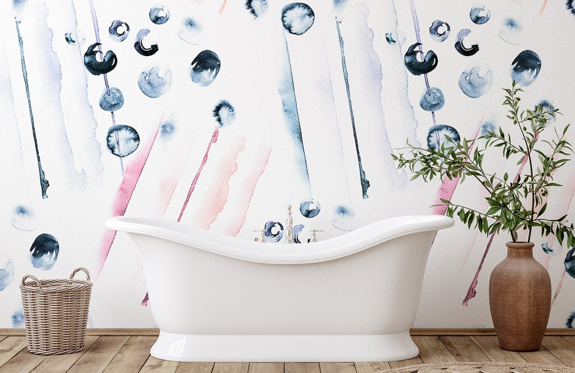 watercolor wallpaper for bedroom
