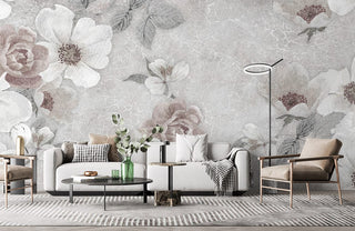 Elegant flowers Wallpaper Mural
