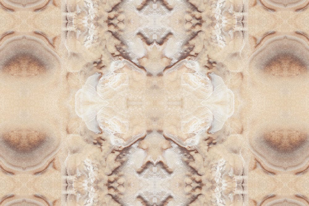 Elegant Beige Marble Effect Abstract Pattern Mural Wallpaper for Sophisticated Interiors
