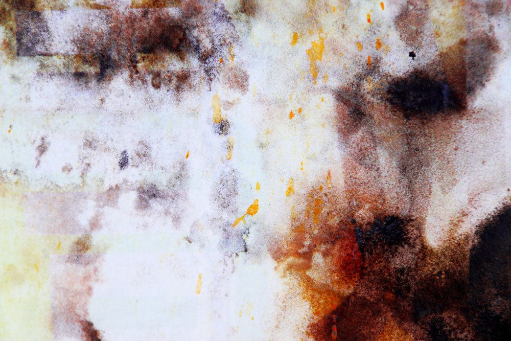 Abstract Earthy Tones Watercolour Mural Wallpaper - Rustic Artistic Decor Design