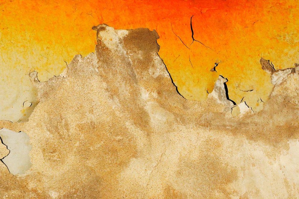 Rustic Sunset Textured Mural Wallpaper in Warm Earthy Tones Decor