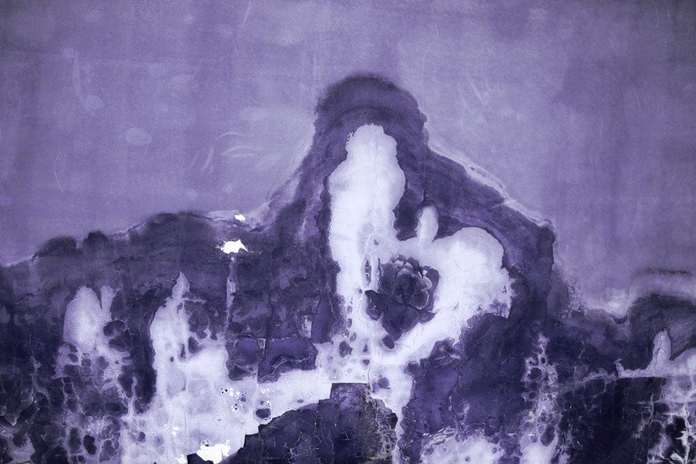 Purple Abstract Artistic Wall Mural with Textured Watercolour Design Aesthetic