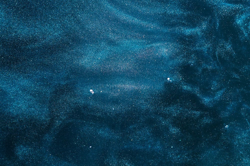 Midnight Ocean Blue Abstract Textured Wallpaper for Modern Interior Design