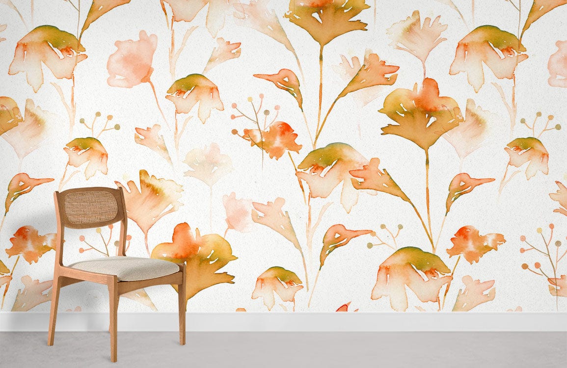 Autumn Defoliation Wallpaper Mural