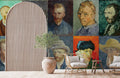 Van Gogh Portraits Exhibition Wallpaper Mural