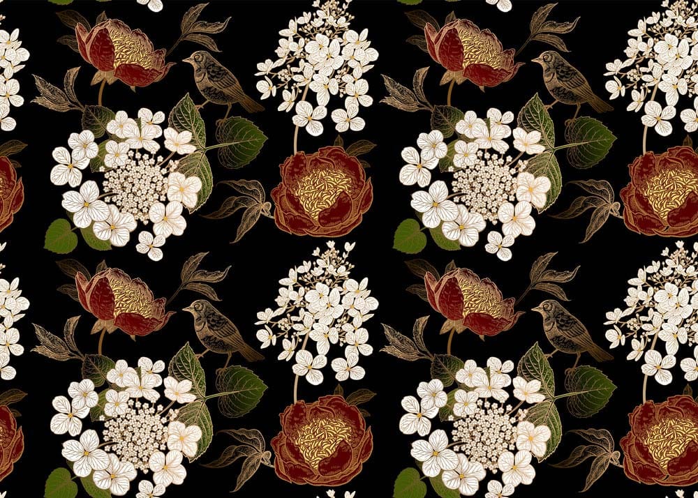 Beaming Flower Wallpaper Mural