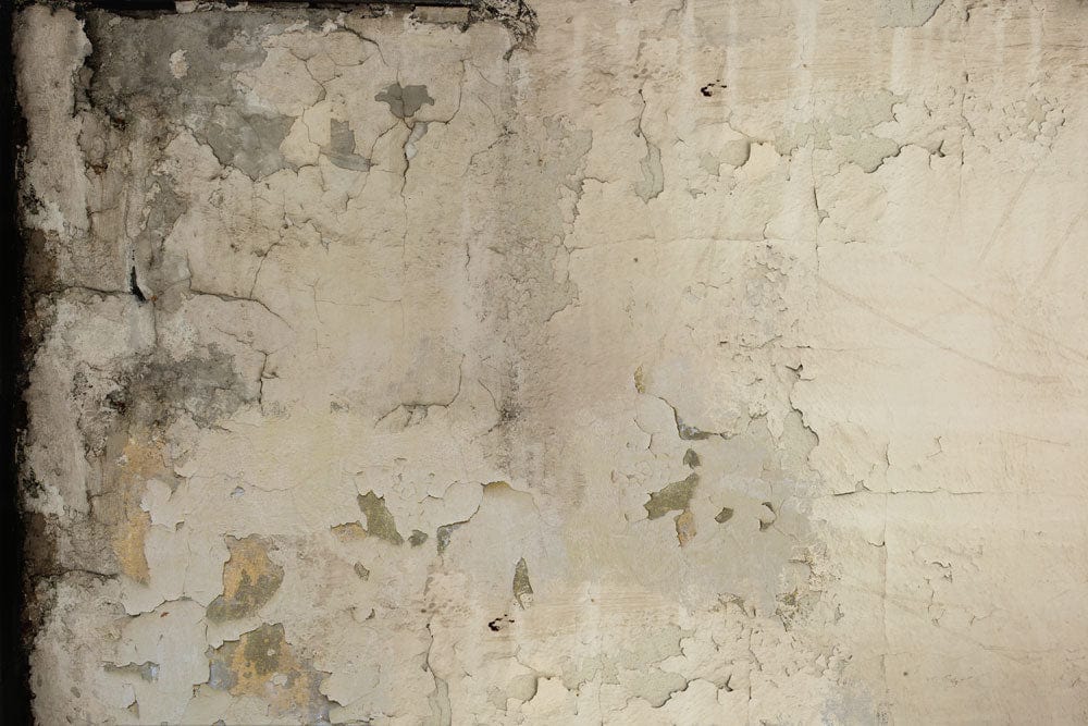 Vintage Rustic Textured Beige Distressed Plaster Effect Wall Mural Wallpaper