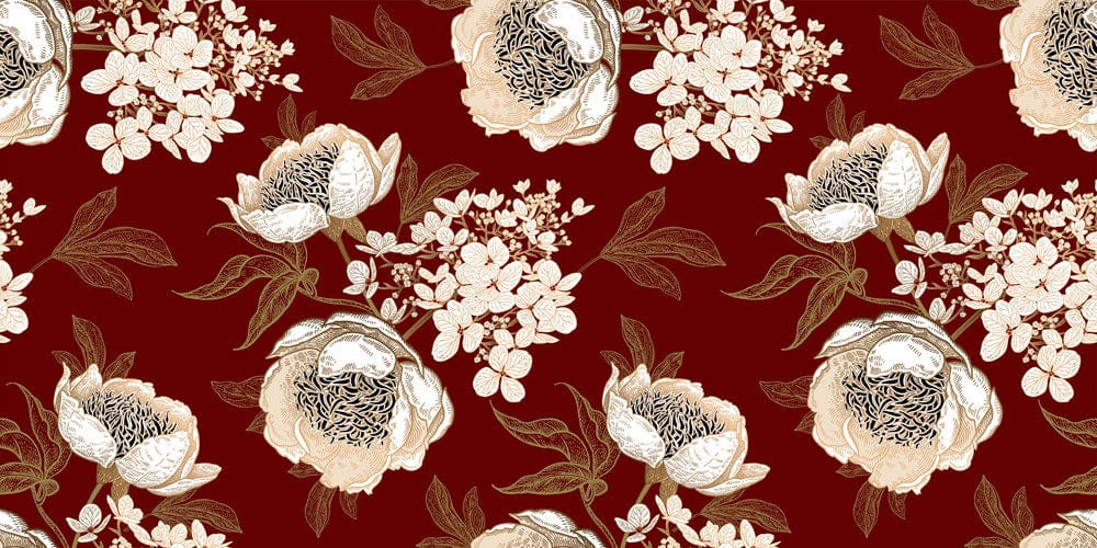 Painting Flower Wallpaper Mural