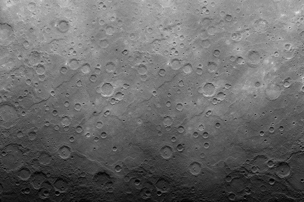 Grey Lunar Surface Textured Wallpaper - Space-Inspired Modern Design
