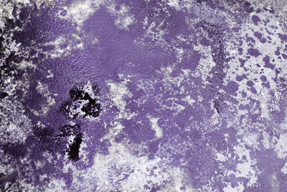 Abstract Purple and Silver Textured Mural Wallpaper for Modern Interiors