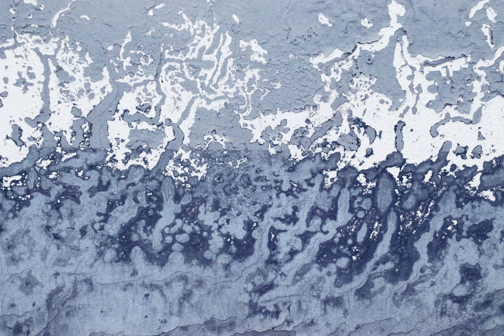 Abstract Oceanic Wash Watercolour Effect Mural Wallpaper in Cool Grey Tones