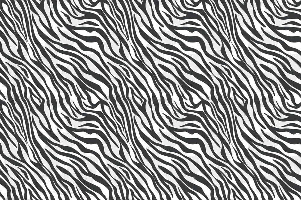 Grey Tiger Fur Wallpaper Mural
