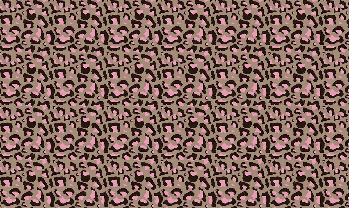 Leopard Print Vector Wallpaper Mural