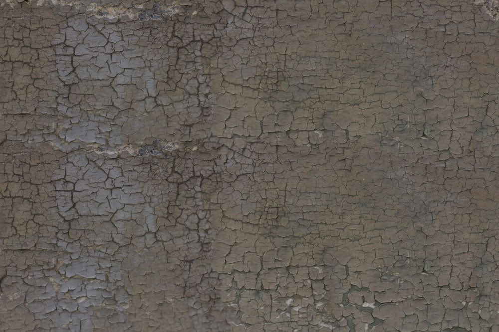 Vintage Rustic Crackle Effect Textured Grey and Brown Wallpaper Mural Décor