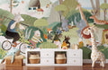 Animal Gathering Wallpaper Mural