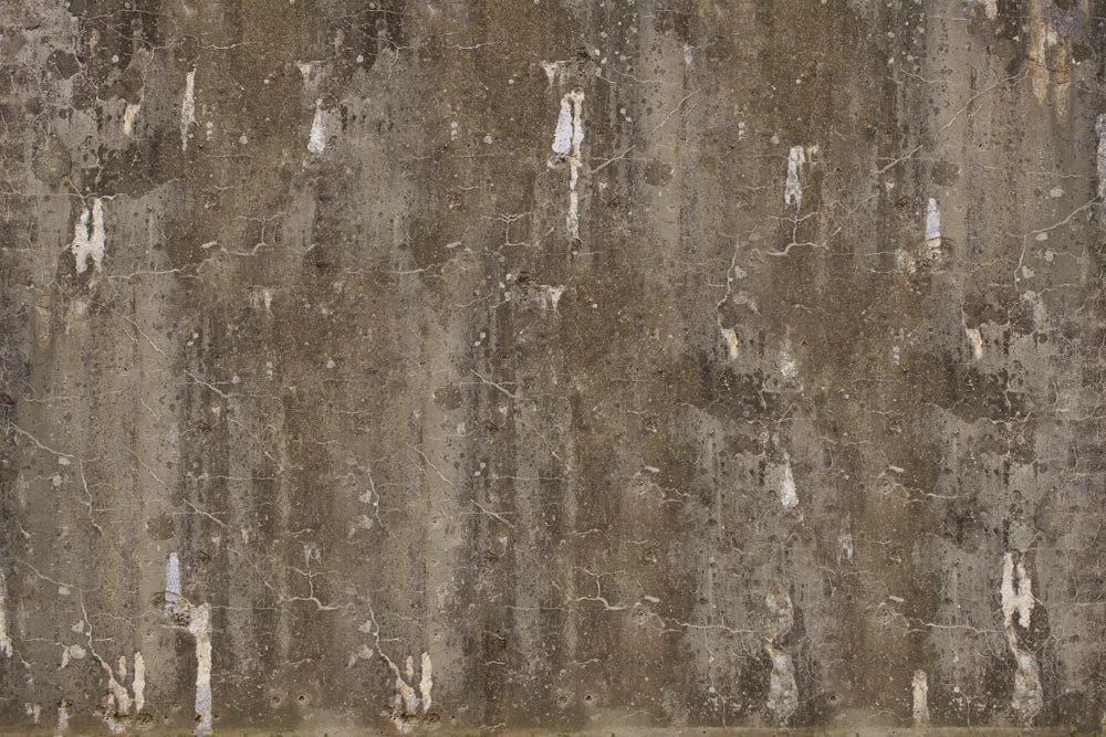 Vintage Industrial Concrete Effect Wallpaper with Distressed Texture in Earthy Tones