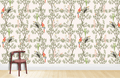Parrot & Leaf Wallpaper Mural