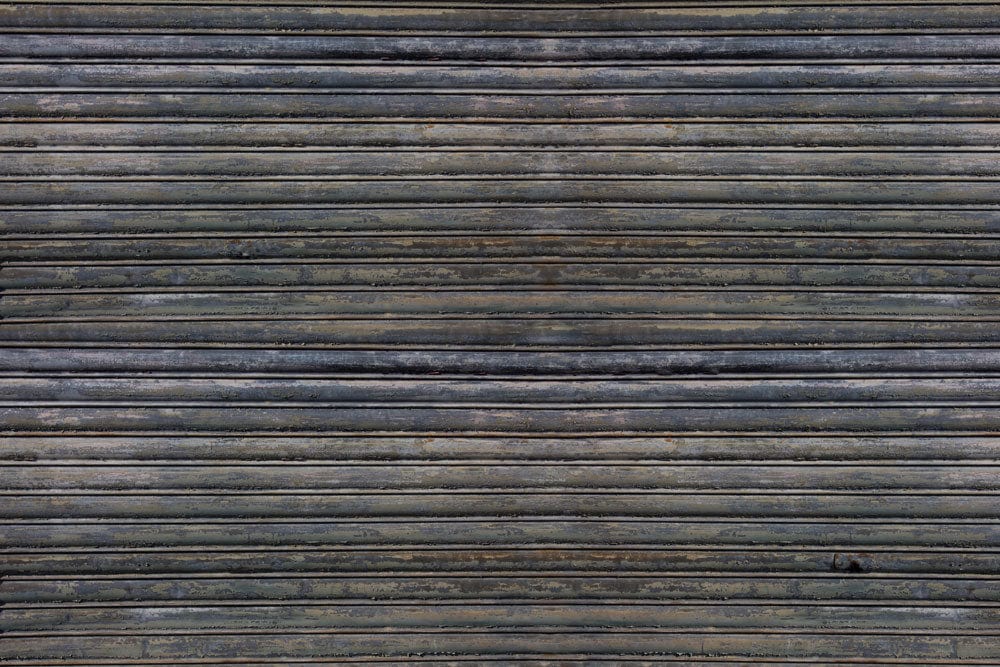 Rustic Industrial Grey Weathered Metal Texture Wallpaper Mural Design Decor.